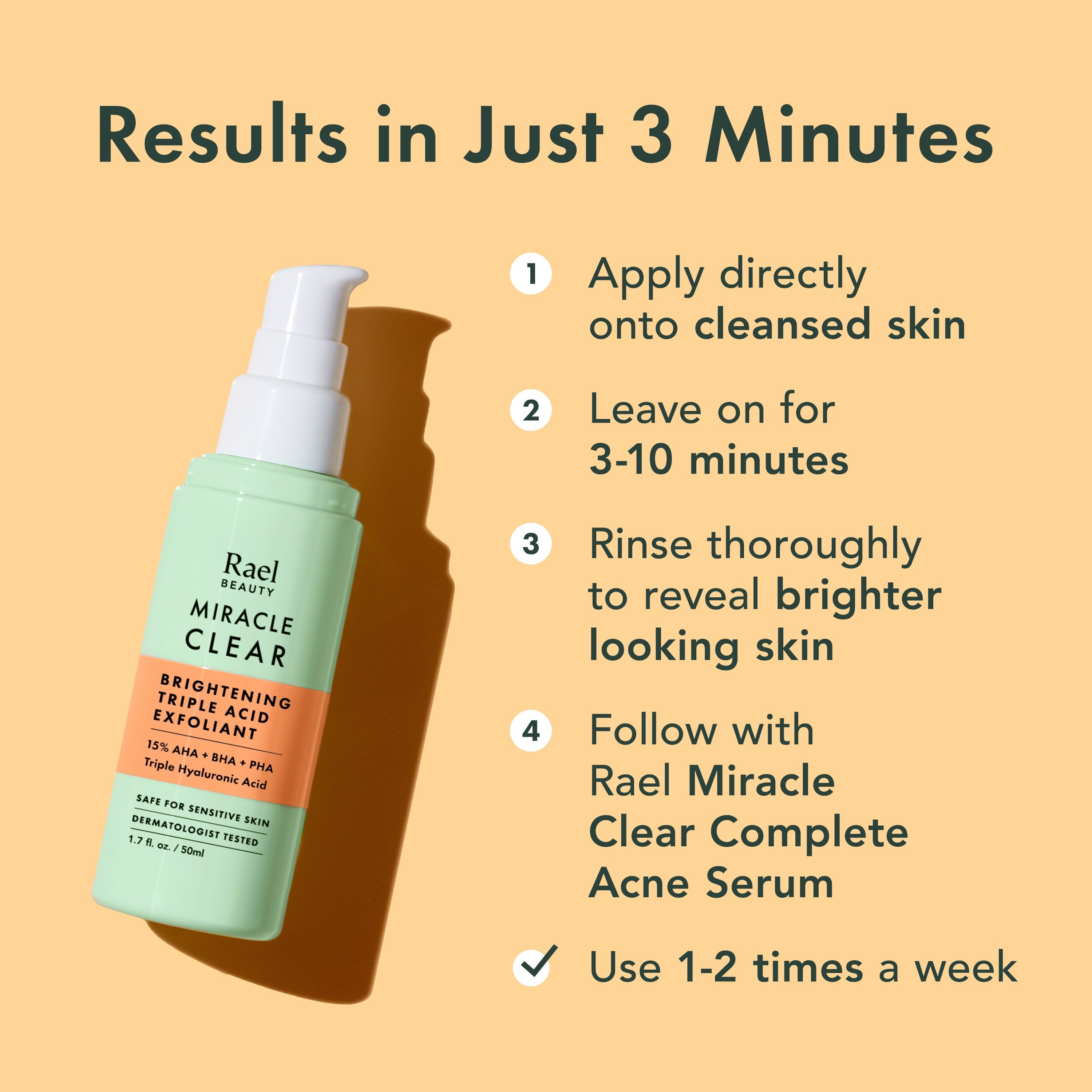 Miracle Clear Brightening Triple Acid Exfoliant